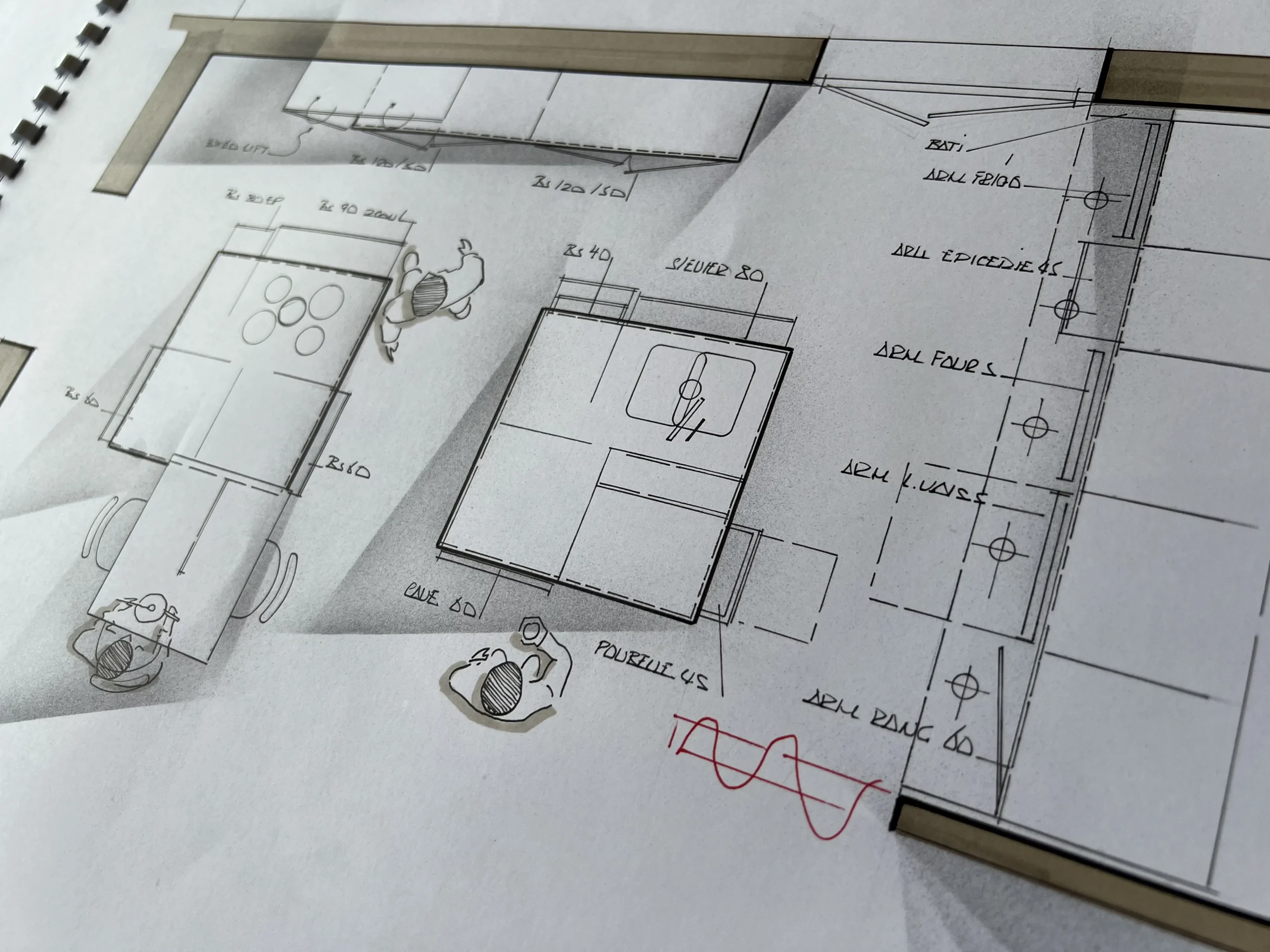 optimisation d'espace d'une cuisine sur mesure