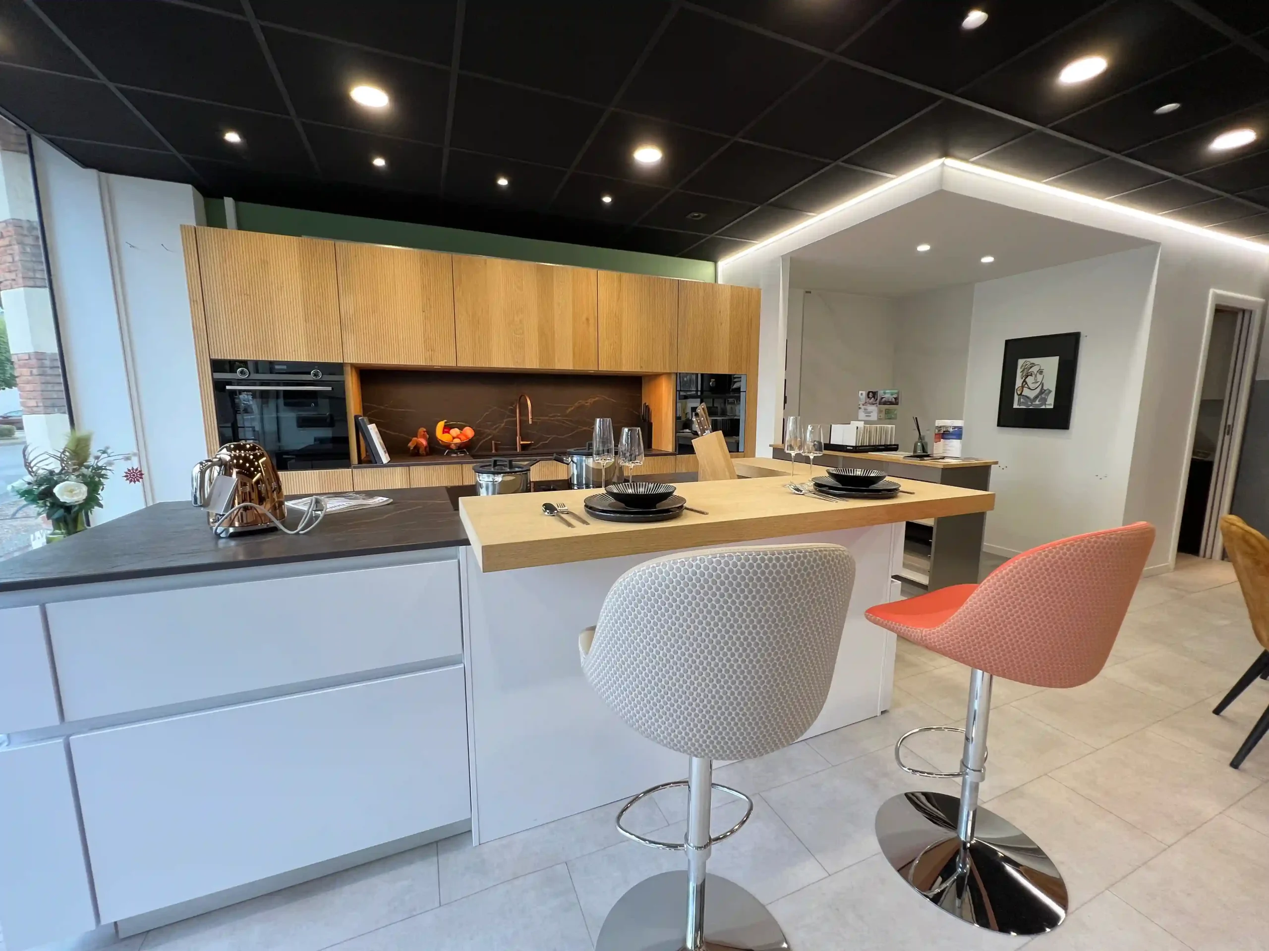 Showroom cuisine sur mesure Thillaye Conception à Deauville