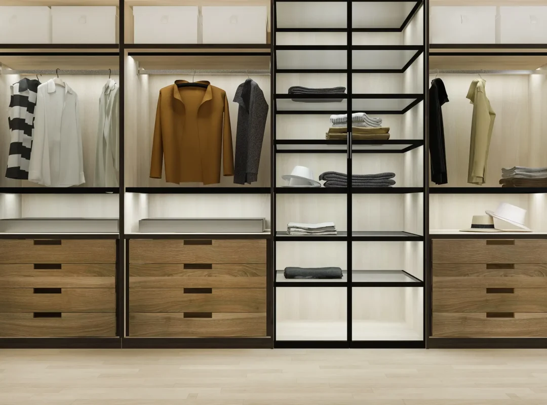 dressing sur mesure Deauville chambre moderne haut de gamme